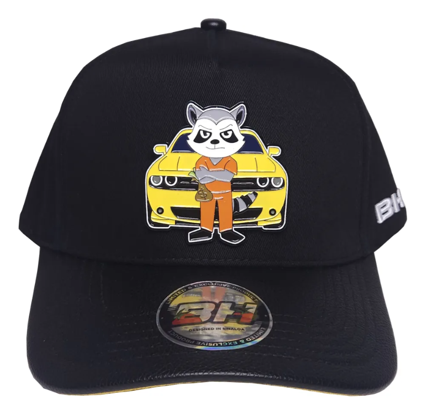 Gorra Markitos Toys El Mapache Y El Challenger Negra