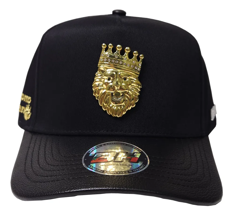 Gorra El Rey Leon Oro Corona Negra