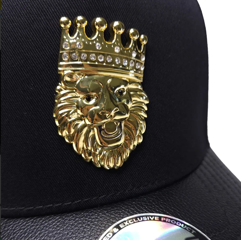 Gorra El Rey Leon Oro Corona Negra